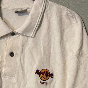 D82 NWoT HARD ROCK PARIS POLO XL